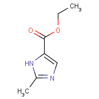 Ethyl 2-methyl-1H-imidazole-4-carboxylate (CAS: 87326-25-8) - Chemical Structure and Molecular Formula 