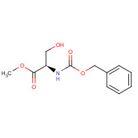 N-Z-D-serine methyl ester (CAS: 93204-36-5) - Chemical Structure and Molecular Formula 