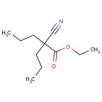 ethyl 2-cyano-2-propylpentanoate (CAS: 66546-90-5) - Chemical Structure and Molecular Formula 