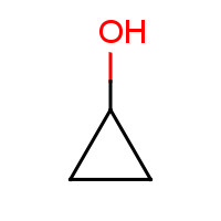 cyclopropanol (CAS: 16545-68-9) - Chemical Structure and Molecular Formula 