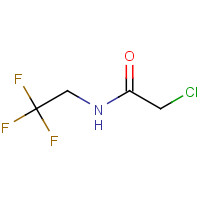2-chloro-N-(2,2,2-trifluoroethyl)acetamide (CAS: 170655-44-4) - Chemical Structure and Molecular Formula 