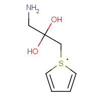 2-Thiopheneacetic acid, α-(aminomethyl)- (CAS: 64448-34-6) - Chemical Structure and Molecular Formula 