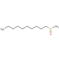 1-methylsulfinyldecane (CAS: 3079-28-5) - Chemical Structure and Molecular Formula 