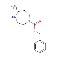 benzyl (5R)-5-methyl-1,4-diazepane-1-carboxylate (CAS: 1001401-60-0) - Chemical Structure and Molecular Formula 