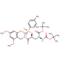 (2S,4S)-tert-butyl 2-((tert-butoxycarbonyl)amino)-5-oxo-4-(tosyloxy)-5-((2,4,6-trimethoxybenzyl)amino)pentanoate (CAS: 1262523-66-9) - Related Chemical Product