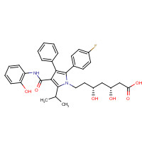 (3R,5R)-7-[2-(4-fluorophenyl)-4-[(2-hydroxyphenyl)carbamoyl]-3-phenyl-5-propan-2-ylpyrrol-1-yl]-3,5-dihydroxyheptanoic acid (CAS: 214217-86-4) - Related Chemical Product