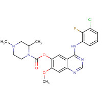[4-(3-chloro-2-fluoroanilino)-7-methoxyquinazolin-6-yl] (2R)-2,4-dimethylpiperazine-1-carboxylate (CAS: 1626387-80-1) - Related Chemical Product