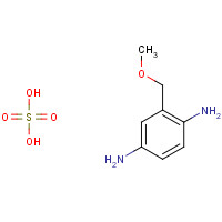 Methoxymethyl-p-phenylendiamin (CAS: 337906-37-3) - Chemical Structure and Molecular Formula 