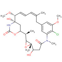Maytansinol (CAS: 57103-68-1) - Chemical Structure and Molecular Formula 