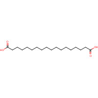 Octadecanedioic acid (CAS: 871-70-5) - Chemical Structure and Molecular Formula 