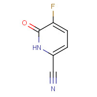 5-fluoro-6-oxo-1,6-dihydropyridine-2-carbonitrile (CAS: 1239510-82-7) - Chemical Structure and Molecular Formula 