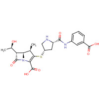 Ertapenem chemical structure Ertapenem (CAS: 153832-46-3) - Chemical Structure and Molecular Formula