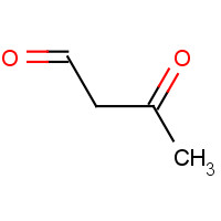 3-oxobutanal (CAS: 625-34-3) - Chemical Structure and Molecular Formula 