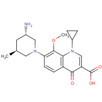 7-[(3S,5S)-3-amino-5-methylpiperidin-1-yl]-1-cyclopropyl-8-methoxy-4-oxoquinoline-3-carboxylic acid (CAS: 378746-64-6) - Related Chemical Product