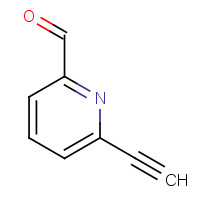 6-ethynylpyridine-2-carbaldehyde (CAS: 183438-97-3) - Chemical Structure and Molecular Formula 