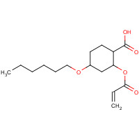 4-(6-Acryloxy-hex-1-yloxy)cyclohexanecarboxylic acid (CAS: 1419334-04-5) - Chemical Structure and Molecular Formula 