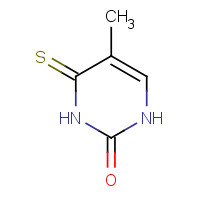 5-Methyl-4-thioxo-3,4-dihydro-2(1H)-pyrimidinone (CAS: 35455-79-9) - Chemical Structure and Molecular Formula 