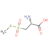 Alanine, 3-[(methylthio)sulfonyl] (CAS: 81919-00-8) - Chemical Structure and Molecular Formula 