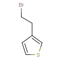 3-(2-Bromoethyl)thiophene (CAS: 57070-76-5) - Chemical Structure and Molecular Formula 