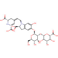 AMARANTIN (CAS: 15167-84-7) - Chemical Structure and Molecular Formula 
