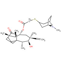 Retapamulin (CAS: 224452-66-8) - Chemical Structure and Molecular Formula 