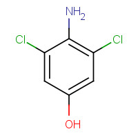 4-amino-3,5-dichlorophenol (CAS: 26271-75-0) - Chemical Structure and Molecular Formula 
