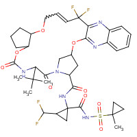 Glecaprevir (CAS: 1365970-03-1) - Chemical Structure and Molecular Formula 