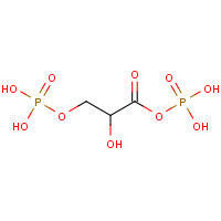 1,3-BIPHOSPHOGLYCERATE chemical structure 1,3-BIPHOSPHOGLYCERATE (CAS: 1981-49-3) - Chemical Structure and Molecular Formula
