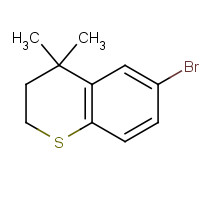 6-bromo-4,4-dimethyl-2,3-dihydrothiochromene (CAS: 112110-44-8) - Chemical Structure and Molecular Formula 