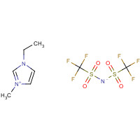 bis(trifluoromethylsulfonyl)azanide;1-ethyl-3-methylimidazol-3-ium chemical structure bis(trifluoromethylsulfonyl)azanide;1-ethyl-3-methylimidazol-3-ium (CAS: 174899-82-2) - Chemical Structure and Molecular Formula