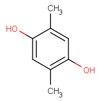 2,5-dimethylbenzene-1,4-diol (CAS: 615-90-7) - Chemical Structure and Molecular Formula 