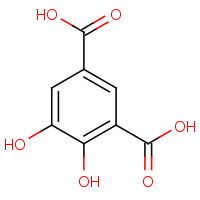 4,5-dihydroxybenzene-1,3-dicarboxylic acid (CAS: 4707-77-1) - Chemical Structure and Molecular Formula 