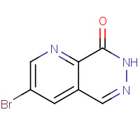 3-bromo-7H-pyrido[2,3-d]pyridazin-8-one (CAS: 909186-02-3) - Chemical Structure and Molecular Formula 