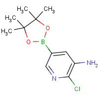 2-chloro-5-(4,4,5,5-tetramethyl-1,3,2-dioxaborolan-2-yl)pyridin-3-amine (CAS: 1073354-96-7) - Related Chemical Product
