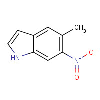 5-methyl-6-nitro-1H-indole (CAS: 936128-70-0) - Chemical Structure and Molecular Formula 