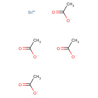 tin(4+);tetraacetate (CAS: 2800-96-6) - Chemical Structure and Molecular Formula 