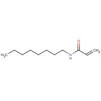 N-octylprop-2-enamide (CAS: 10124-68-2) - Chemical Structure and Molecular Formula 