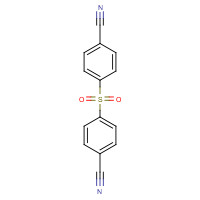 4-(4-cyanophenyl)sulfonylbenzonitrile (CAS: 6461-99-0) - Chemical Structure and Molecular Formula 