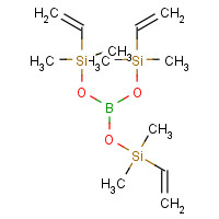 tris[ethenyl(dimethyl)silyl] borate (CAS: 383189-04-6) - Chemical Structure and Molecular Formula 