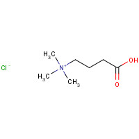 3-carboxypropyl(trimethyl)azanium;chloride (CAS: 6249-56-5) - Chemical Structure and Molecular Formula 