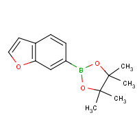 2-(1-benzofuran-6-yl)-4,4,5,5-tetramethyl-1,3,2-dioxaborolane (CAS: 934329-77-8) - Chemical Structure and Molecular Formula 