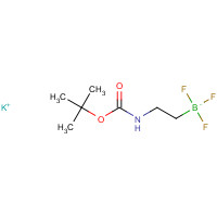 potassium;trifluoro-[2-[(2-methylpropan-2-yl)oxycarbonylamino]ethyl]boranuide (CAS: 926280-83-3) - Chemical Structure and Molecular Formula 