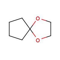 1,4-dioxaspiro[4.4]nonane (CAS: 176-32-9) - Chemical Structure and Molecular Formula 