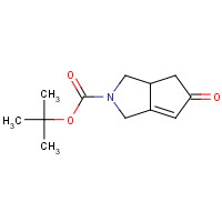 tert-butyl 5-oxo-1,3,6,6a-tetrahydrocyclopenta[c]pyrrole-2-carboxylate (CAS: 148404-32-4) - Chemical Structure and Molecular Formula 
