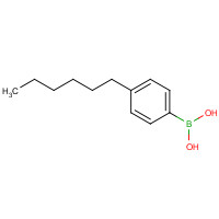 (4-hexylphenyl)boronic acid (CAS: 105365-50-2) - Chemical Structure and Molecular Formula 