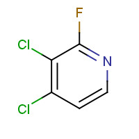 3,4-dichloro-2-fluoropyridine (CAS: 851179-03-8) - Chemical Structure and Molecular Formula 