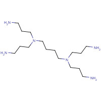N,N,N',N'-tetrakis(3-aminopropyl)butane-1,4-diamine (CAS: 120239-63-6) - Chemical Structure and Molecular Formula 