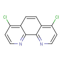 4,7-dichloro-1,10-phenanthroline (CAS: 5394-23-0) - Chemical Structure and Molecular Formula 