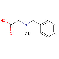 2-[benzyl(methyl)amino]acetic acid (CAS: 37429-48-4) - Chemical Structure and Molecular Formula 