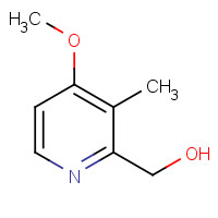 (4-methoxy-3-methylpyridin-2-yl)methanol (CAS: 86604-77-5) - Chemical Structure and Molecular Formula 
